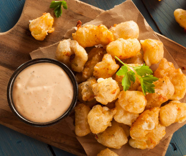 fried cheese curds Sweetwater Valley Farm