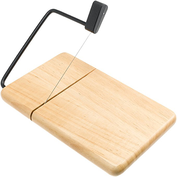 Solid Birch Large Wire Cheese Slicing Board Cheese Slicer Measures: 16″  Long x 5-3/4″ Wide x 3/4″ Thick Handmade In Mendocino California